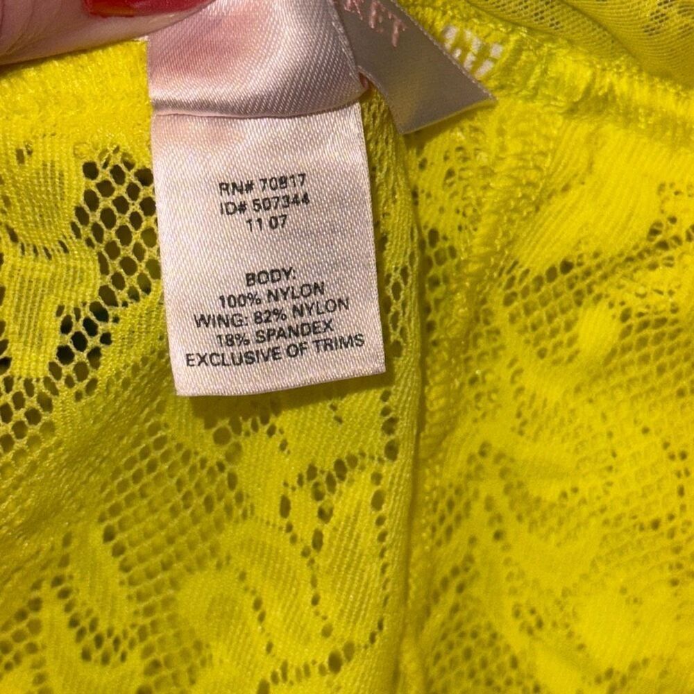 Victoria’s Secret Yellow Lace Slip Dress Size Large - Picture 14 of 14